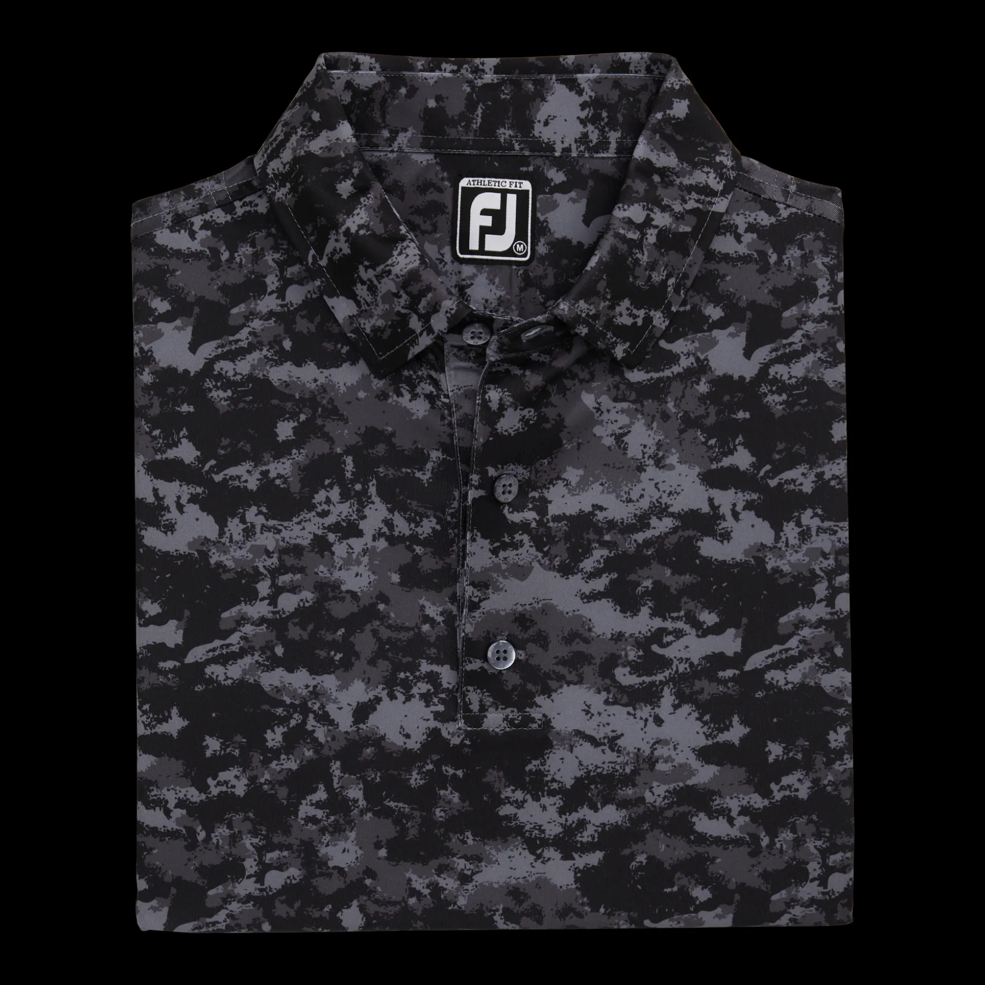 Athletic Fit Cloud Camo Lisle