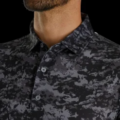 Athletic Fit Cloud Camo Lisle
