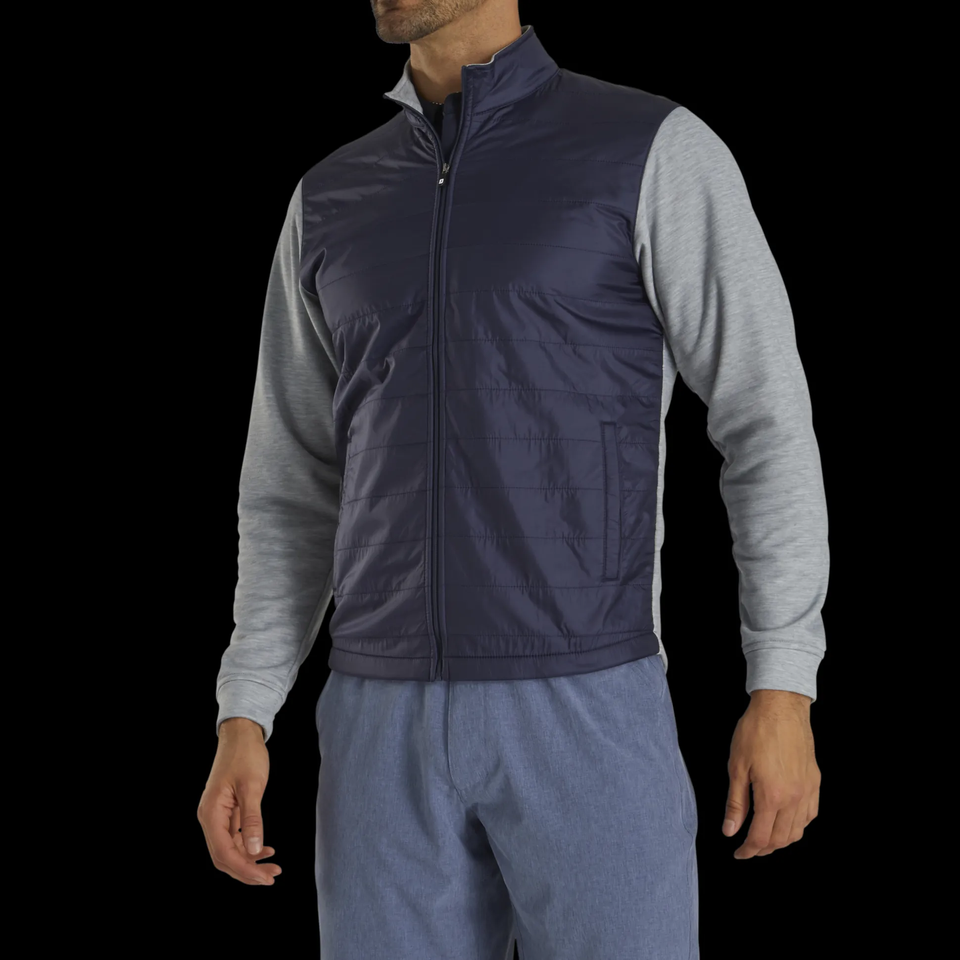 Full-Zip Hybrid Jacket