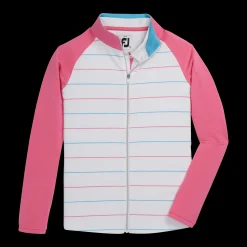Full-Zip Stripe Mid-Layer Junior Girl