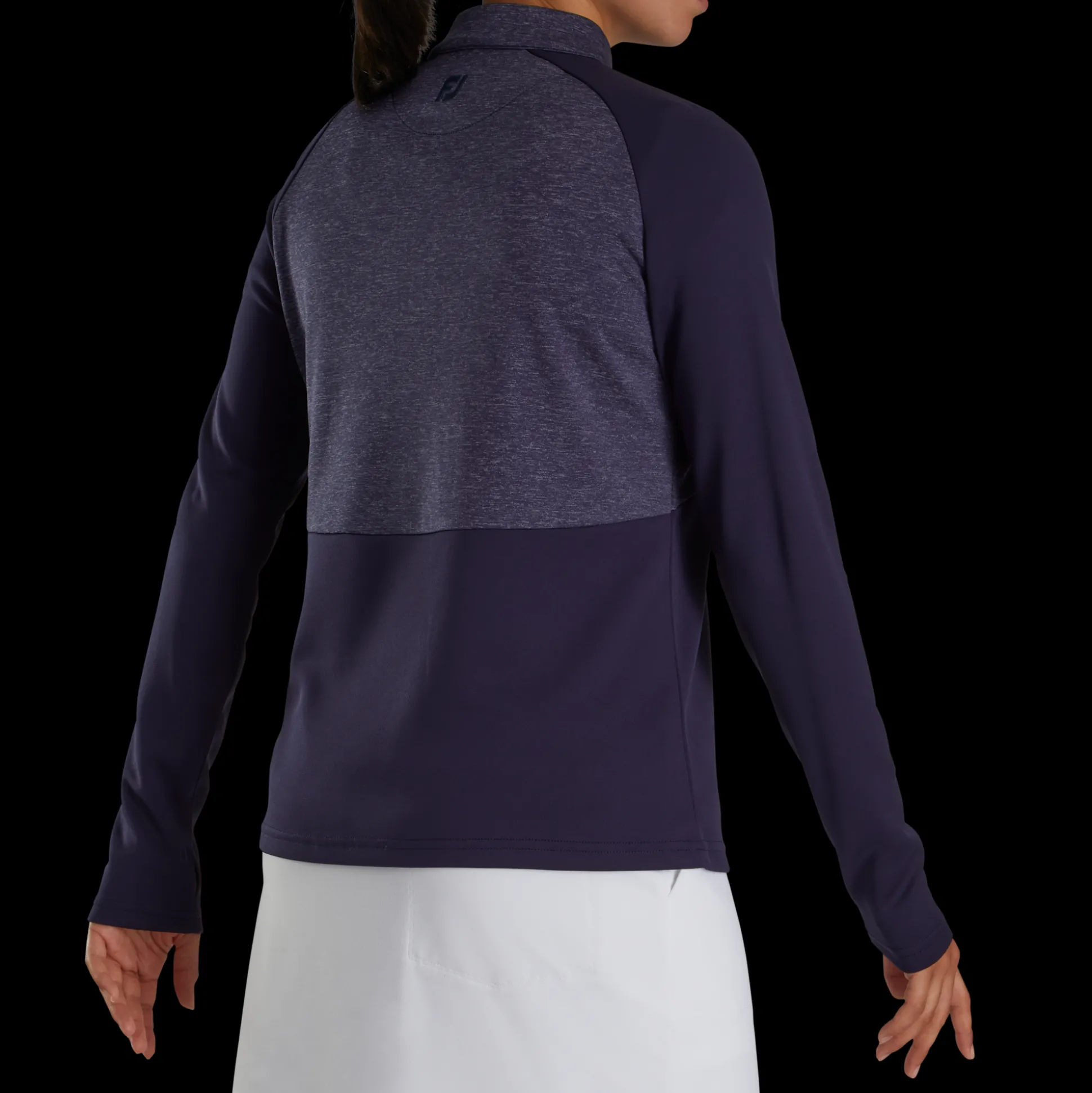 Heather Block Half-Zip Mid-Layer Women