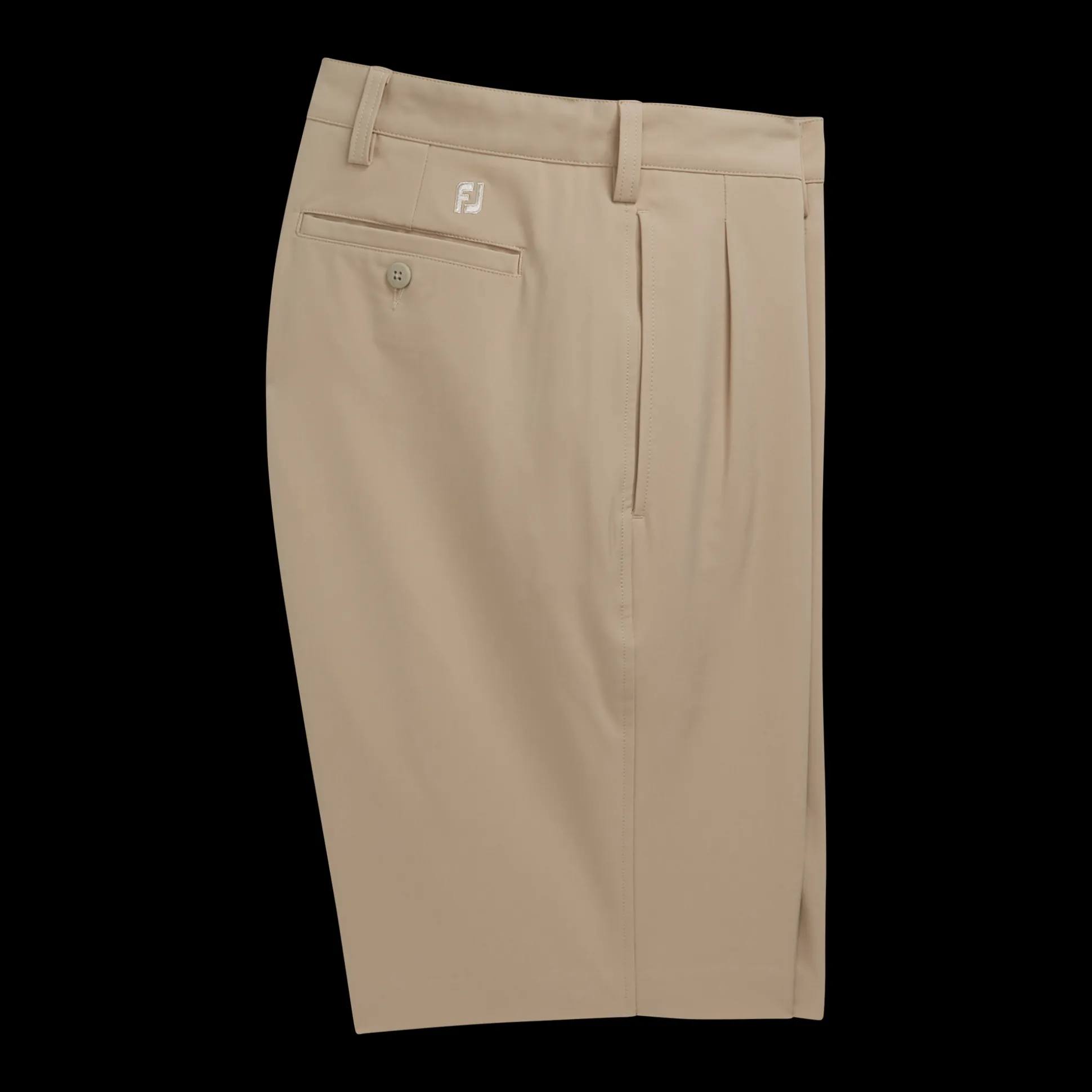 Pleated 9.5" Inseam Short