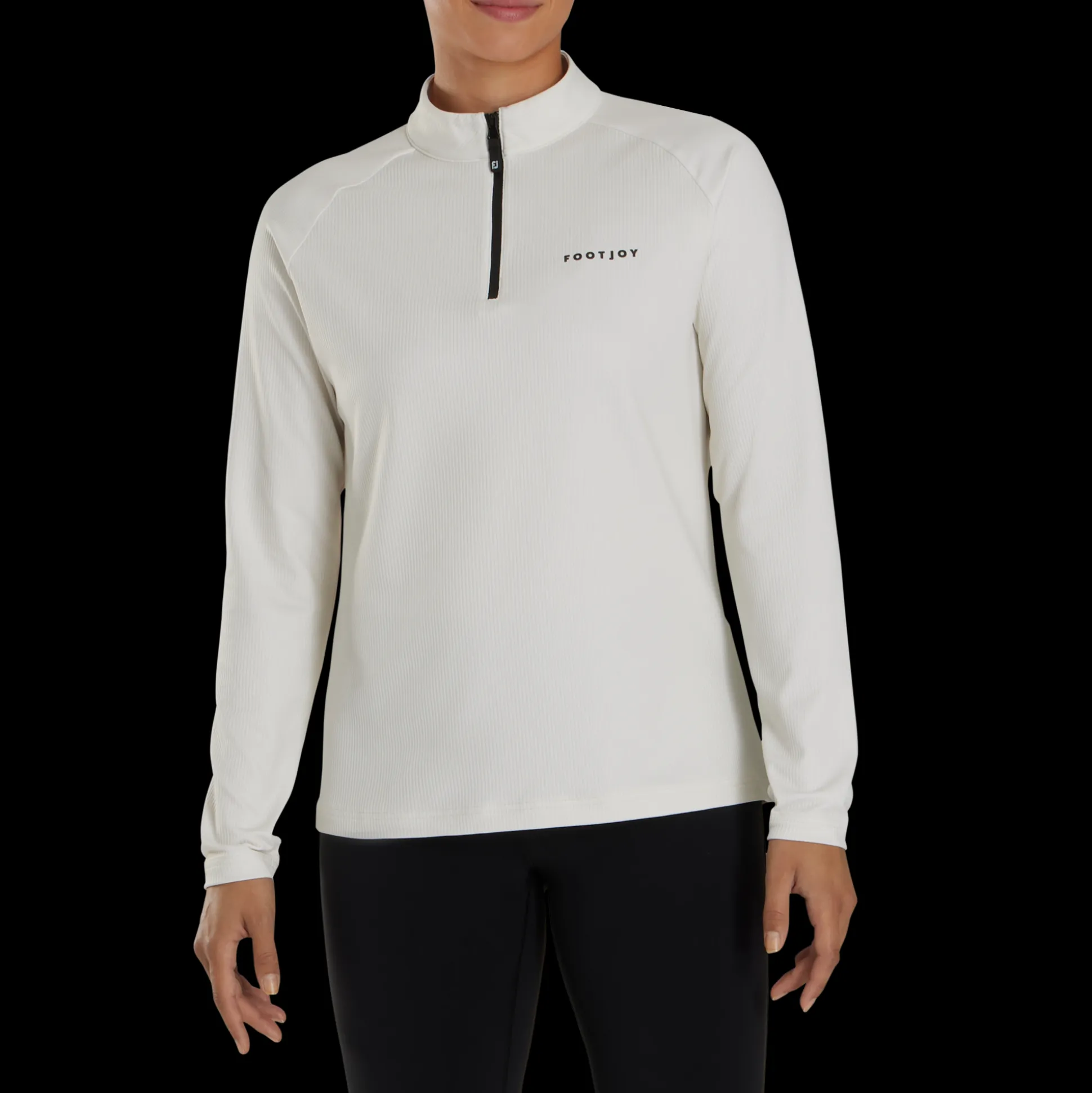 Quarter-Zip Rib Mid-Layer Women