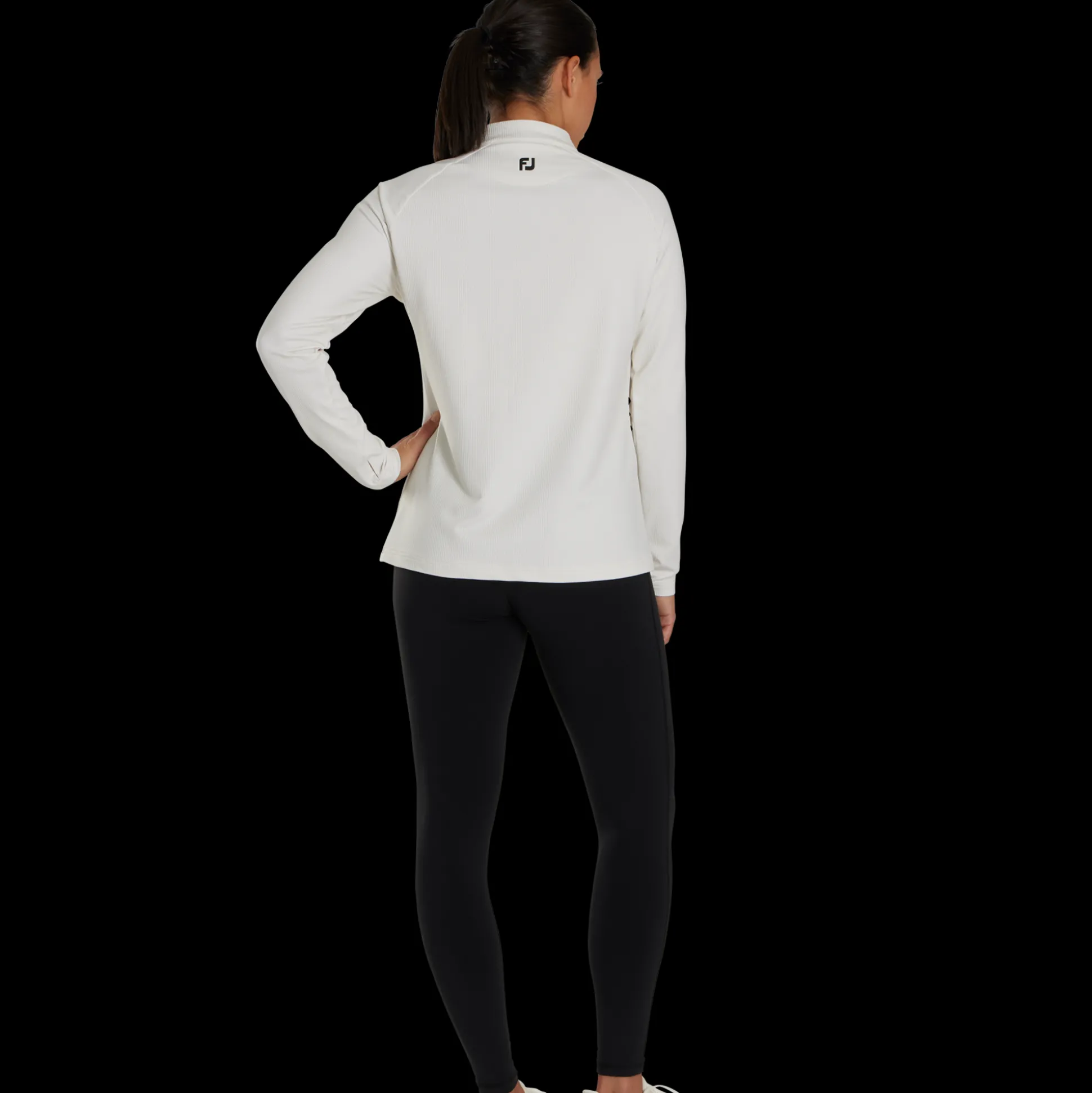Quarter-Zip Rib Mid-Layer Women