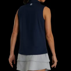 Solid Lisle Sleeveless Women - FJ Tour Collar