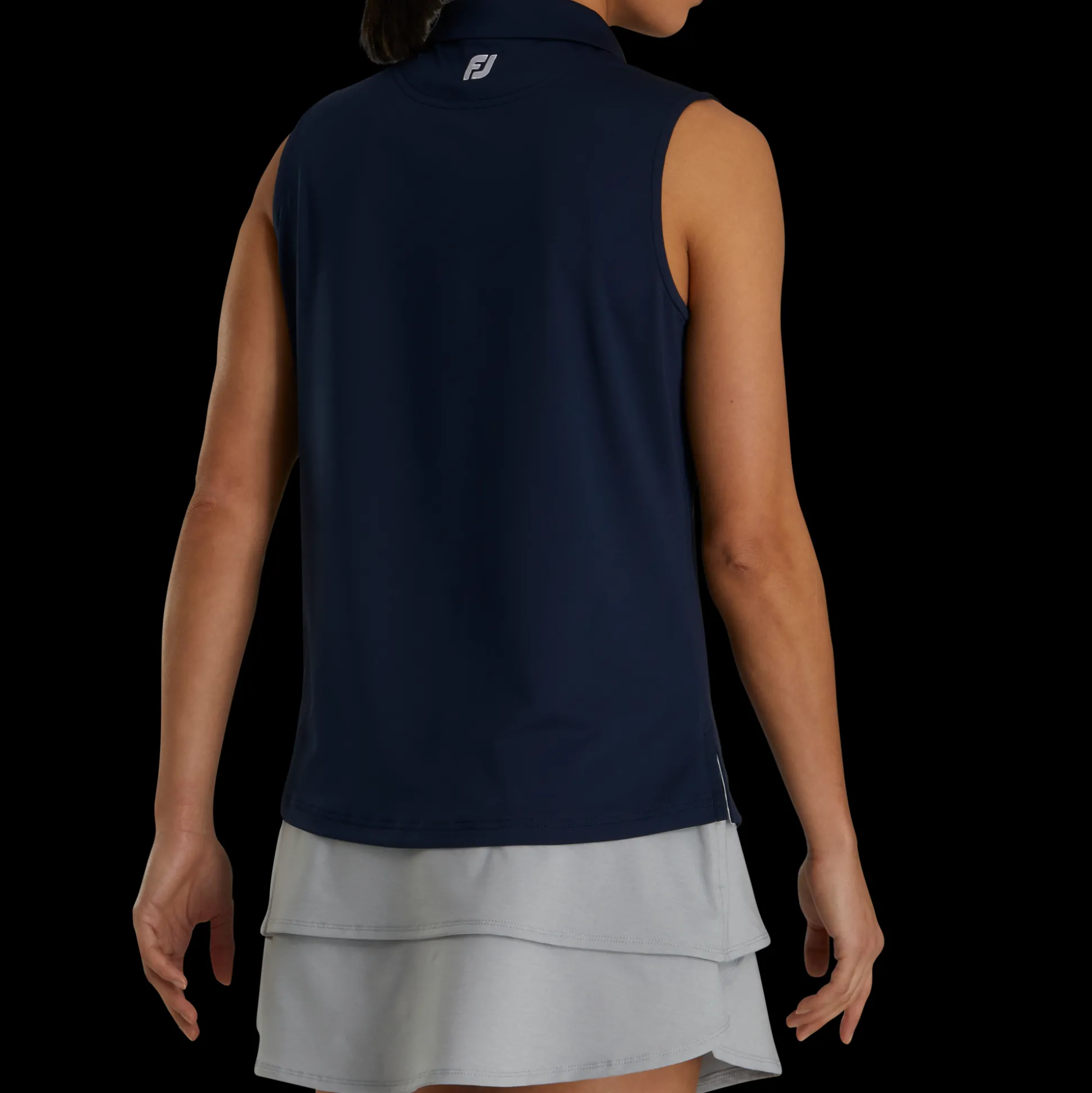 Solid Lisle Sleeveless Women - FJ Tour Collar